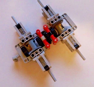 LEGO Technic Chained Frame Differential assembly with wheels extension New parts - Picture 1 of 12