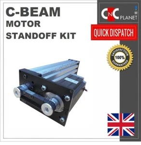 C-BEAM ACTUATOR MOTOR STAND OFF PLATE KIT NEMA 23 REDUCTION 20T 3GT PULLEY BELT - Picture 1 of 4