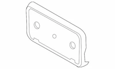 OEM NEW GENUINE 2013-2015 Ford Police Interceptor License Bracket DB5Z-17A385-AA - Image 1 of 2