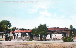 c1900 SAN DIEGO RAMONA'S MARRIAGE PLACE POSTCARD UNDIVIDED UNPOSTED CALIFORNIA - Picture 1 of 3