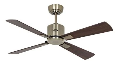 Smart Ceiling fan with Remote DC Ceiling Fan Quiet NEO 103cm Brass Walnut Cherry - Image 1 of 4
