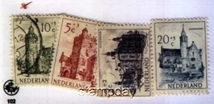 NETHERLANDS 1951#B224//8 MLH CASTLES ARCHITECTURE -S2488-1 - Picture 1 of 1