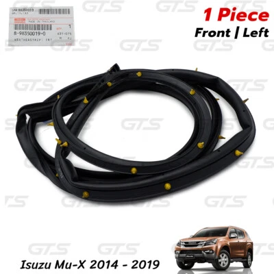 For Isuzu Mu-X Suv 2WD 4WD 2014 19 Front Lh Door Rubber Seal Weatherstrip - Image 1 of 4