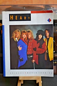 HEART BRIGADE 1990 TOUR PROGRAMME LARGE GLOSSY COLOUR BOOKLET UK/F768 - Picture 1 of 2