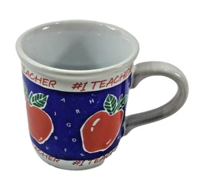 Taza de cerámica vintage American Greetings #Teacher roja manzana regalo agradecimiento - Imagen 1 de 9