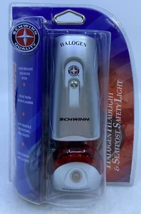 Schwinn Xenon SW531 Bicycle Halogen Headlight Seatpost Safety Light Combo - Picture 1 of 6