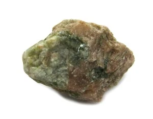 Rohstein Orthoklas-Feldspat mit grünem Chlorit 2 cm - Bild 1 von 2