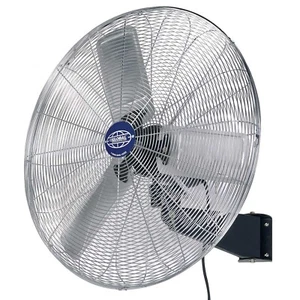 Global Industrial Deluxe Wall Mount Fan, 30" Diameter, Fixed and Oscillating ... - Picture 1 of 9