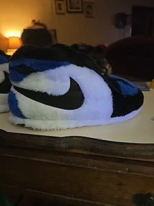 Brand New Jordan 1 OG Bedroom Slippers Universal Size 36-44 Blue And White - Picture 1 of 10
