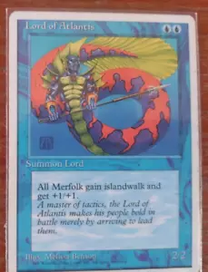 Magic the gathering card: Lord of Atlantis ( Excellent ) - Picture 1 of 1