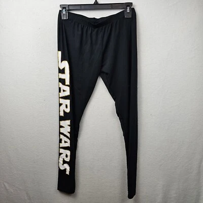 Leggings Star Wars Mujer Talla Mediana Negro Blanco Logo Abajo Lado Foto 1 de 4