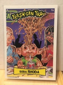 1992 Topps Trash Can Trolls SODA RHODA #7a. BOXTCT - Picture 1 of 2