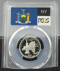 2001 S New York Silver PCGS PR 70 DCAM - Picture 1 of 2