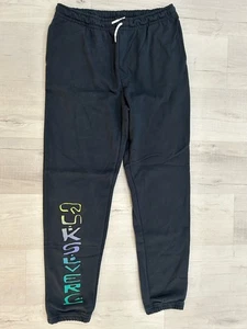 NWT Quiksilver Boys Tapered Sweatpants Jogging Bottoms Joggers - XL/16 Blue - Picture 1 of 6