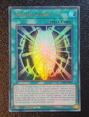 Yugioh Ancient Chant MZMI-EN069 Ultra Rare 1st Edition MINT - Bild 1 von 2