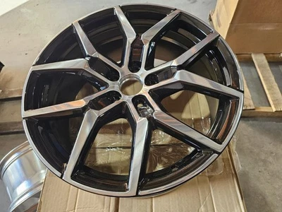 2021-2024 Volvo V60 S60 70505 Wheel 19 x 8 5 Y Spoke Rim Polished Black 32243494 - Image 1 of 4