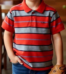 Sahara Club Boy's Size 5 Short Sleeve Collard Golf Shirt - Picture 1 of 9