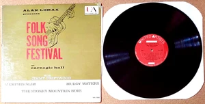 FOLK SONG FESTIVAL AT CARNEGIE HALL 1959 LP Muddy Waters, Memphis Slim, et al. - Picture 1 of 3