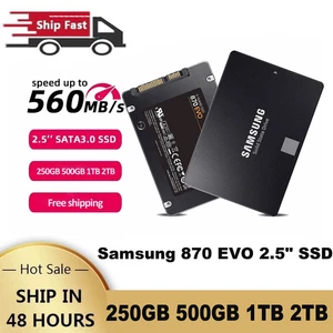 870 EVO 2,5" Samsung SSD 250GB 500GB 1TB 2TB SATA III Solid State Drive Lot - Picture 1 of 15