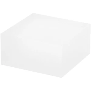 Plymor Frosted Acrylic Square Display Block, 1.5" H x 3" W x 3" D - Picture 1 of 1