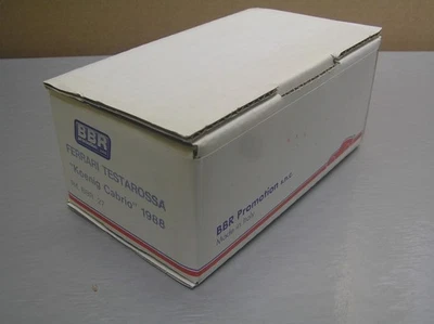 BBR Ref. 27 Ferrari Testarossa 'Koenig Cabrio' 1988 caja original solamente + espejos retrovisores Foto 1 de 4