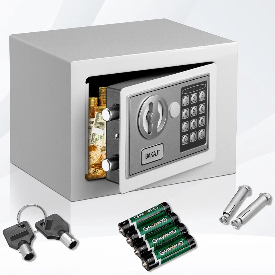 Cassaforte a Muro Numerica Digitale Elettronica 23x17x17cm Sicurezza Casa Hotel - Immagine 1 di 4