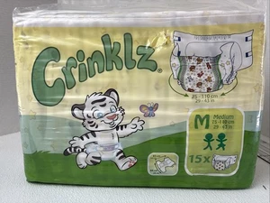 Crinklz Printed Adult Diapers w/ Plastic Backing, Original Print Medium - Picture 1 of 5