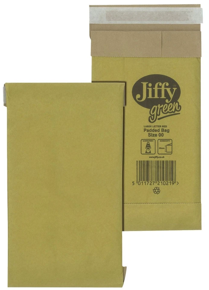 Jiffy 00 120x229 mm braun, 10 St.