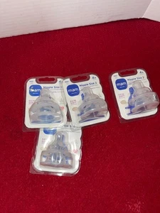 4 2 pack MAM Bottle Nipples lot of 8 Fast Flow Nipple Level 3  for 4+ Months - Picture 1 of 2