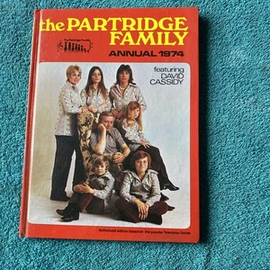 VINTAGE ANNUAL 1974 THE PARTRIDGE FAMILY HARDBACK ORIGINAL DAVID CASSIDY POP - Imagen 1 de 13