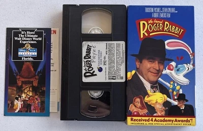 Who Framed Roger Rabbit (VHS, 1997) Bob Hoskins, Charles Fleischer Emmy Winner  - Image 1 of 4