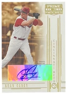 2005 Donruss Prime Patches Autograph #26 Sean Casey Cincinnati Reds - Picture 1 of 2