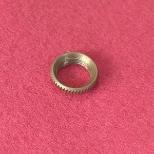 Aged Toggle Switch Ring Nut For Les Paul - Nickel - Picture 1 of 3