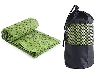 Yoga Handtuch rutschfest - Mikrofaser Yogatuch schnelltrocknend - Yogahandtuc... - Bild 1 von 4