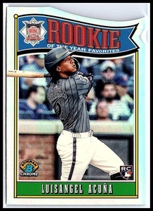 2025 Bowman Luisangel Acuna Rookie of the Year Favorites Die Cut RC #ROY-4 Mets - Bild 1 von 10