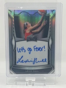 Lexie Hull 2025 Leaf Metal On-Card Auto Inscription "Let's Go Fever!" /100 - Picture 1 of 2