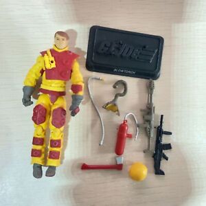 GI Joe Pursuit of Cobra Blowtorch Flamethrower Action Figure With Weapons Stand
