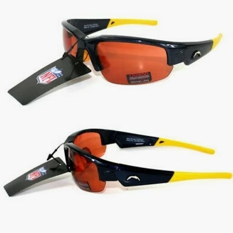 Los Angeles Chargers Sunglasses MAXX Dynasty UV400 Protection AND W/FREE POUCH Cover