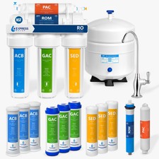 5 Stage Home Drinking Reverse Osmosis System PLUS Extra 7 Express Water Filters