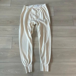 Pantalone Joggers Carhartt Uomo XL Termico Waffle Maglia Base Strato Crema Pesante - Foto 1 di 8