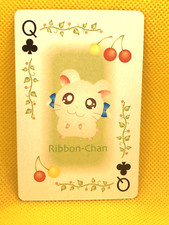 Ribbon-chan Hamtaro Little Hamster Playing Poker Card shougakukan japanese