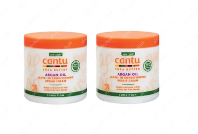 Cantu Argan Oil Leave-In Conditioning Repair Cream 16oz 453g - Pack of 2 - Image 1 of 3