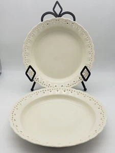 Skye McGhie Cream Lace 9 " Soup Plate - Picture 1 of 4