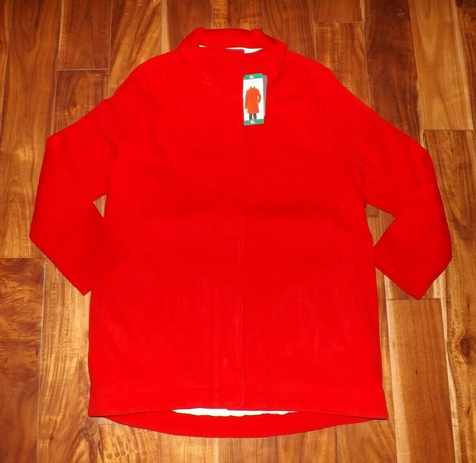 Pendleton Women's Water Resistant Cascade Wool Campbell Coat Red Medium