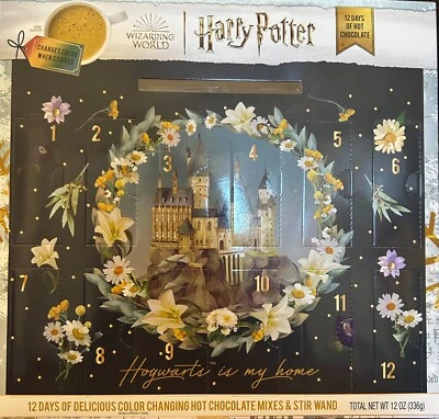 Harry Potter Wizarding World Advent Calendar 12 Days of Hot Chocolate Christmas - Image 1 of 2