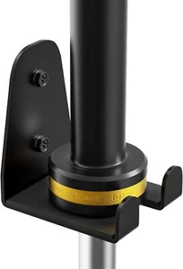 Olympic Barbell Hanger,Garage Gym Bar Wall Rack,Vertical Black 1Hook - Picture 1 of 6