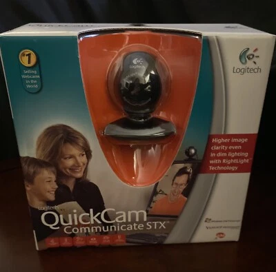 Brandnew Webcam Logitech QuickCam Communicate STX 961464-0403 Web Cam Skype New - Image 1 of 4