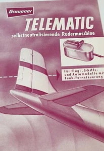 Graupner TELEMATIC-BETA Prospekt + Einbauanweisung, Schaltplan, um 1960 - Bild 1 von 4