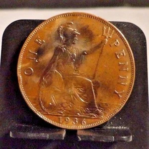 MONETA DA 1 PENNY UK CIRCOLATA 1936 (110716)4 - Foto 1 di 4