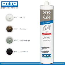 Ottoseal A 205 310 ml Kartusche Premium Acryl Dichtstoff 1K Silikon 4 Farben